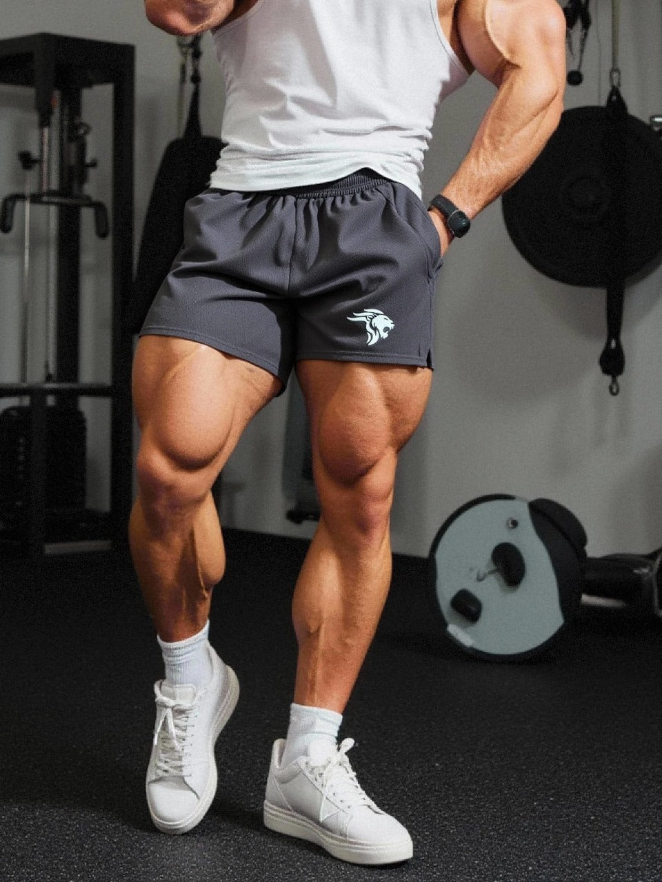 SHORT DEPORTIVO NEGRO